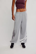 Load image into Gallery viewer, Free People All Star Logo Pants/ Heather Grey/White
