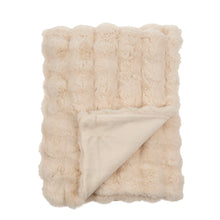Load image into Gallery viewer, Indaba Faux Fur Throw Cream