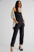 Load image into Gallery viewer, Free People We The Free Ziggy Denim Overalls/Black