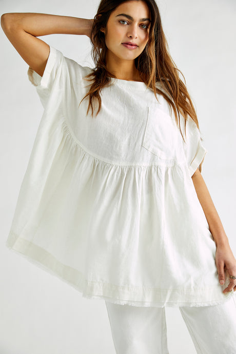 Free People Moon City Top Ivory