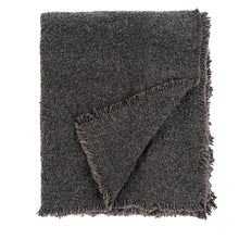 Load image into Gallery viewer, Indaba Fringed Boucle Throw/Charcoal