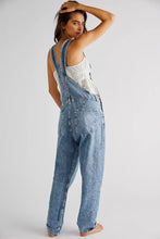 Load image into Gallery viewer, Free People We The Free Ziggy Denim Overalls/ Powder Blue