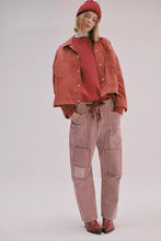 Load image into Gallery viewer, Free People We The Free Moxie Railroad Low-Slung Jeans/Brick