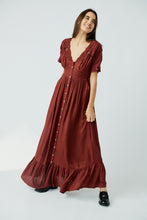 Load image into Gallery viewer, Free People Colette Maxi Cinnamon Brown