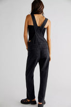 Load image into Gallery viewer, Free People We The Free Ziggy Denim Overalls/Black
