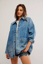 Load image into Gallery viewer, Free People We The Free Avery Denim Jacket/Got the Blues