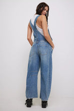 Load image into Gallery viewer, Free People We The Free Good Luck Barrel Overalls/ Ultra Light Beam