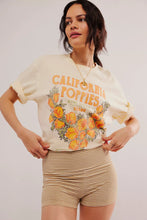 Load image into Gallery viewer, Free People Harvest Vintage Wash Tee/California Poppies