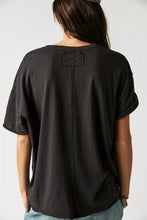 Load image into Gallery viewer, Free People Nina Tee/Black