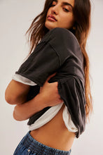 Load image into Gallery viewer, Free People Nina Tee/Black