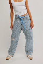 Load image into Gallery viewer, Free People We The Free Moxie Railroad Low-Slung Jeans/Dark Slate