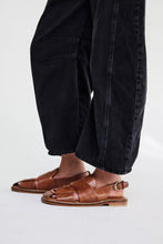 Load image into Gallery viewer, Free people We The Free Good Luck Mid-Rise Barrel Jeans/Soundwave