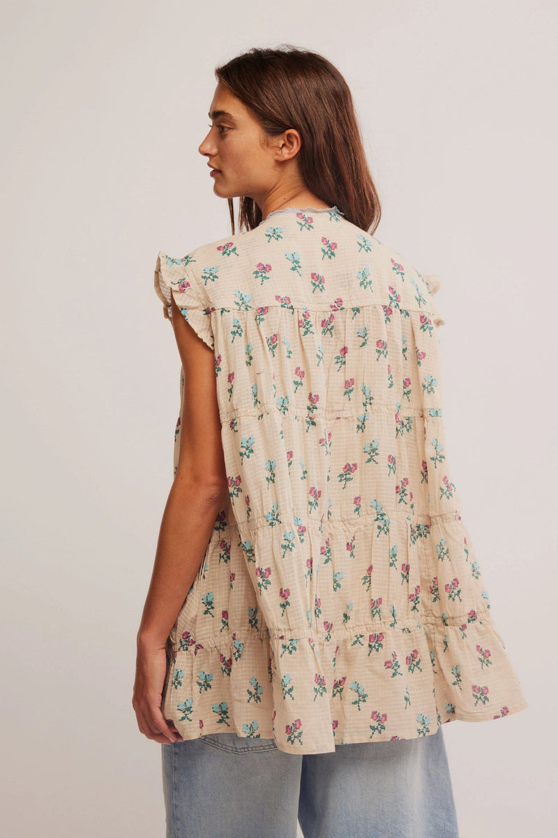 Free People Sundown Mini dress/ Ivory  Thecottageboutique