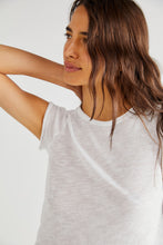 Load image into Gallery viewer, Free People We The Free Be My Baby Tee/White