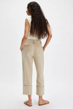 Load image into Gallery viewer, Free People Parkway Cuffed Trousers/Natural Combo