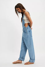 Load image into Gallery viewer, Free People We The Free Ziggy Striped Overalls/Beachcomber