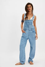 Load image into Gallery viewer, Free People We The Free Ziggy Striped Overalls/Beachcomber