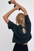 Load image into Gallery viewer, Free People Inspire Tee/Black