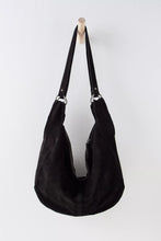 Load image into Gallery viewer, Free People Roma Suede Tote Bag/ Black