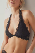 Load image into Gallery viewer, Free People Last Dance Lace Halter Bralette/Black