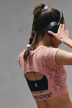 Load image into Gallery viewer, Free People Run The Distance Baby Tee/ Petal