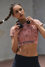 Load image into Gallery viewer, Free People Run The Distance Baby Tee/ Petal