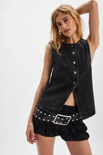 Load image into Gallery viewer, Free People We The Free Aimee Vest/Black