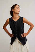 Load image into Gallery viewer, Free People We The Free Aimee Vest/Black