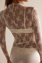 Load image into Gallery viewer, Free People Lady Lux Layering Top /Evening Creme