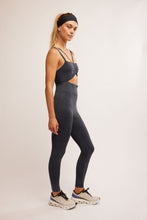 Load image into Gallery viewer, Free People Good Karma Cutout Onesie/Black
