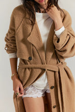 Load image into Gallery viewer, Free People We The Free Trespass Maxi Cardi/Morning Sand