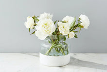 Load image into Gallery viewer, White Colour Block Flower Vase