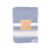Load image into Gallery viewer, Tofino Towel Co The Journey Throw /Sky Blue