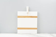 Load image into Gallery viewer, White Rectangle Mod Charcuterie Board
