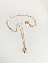 Load image into Gallery viewer, Puff Heart Necklace  Gold