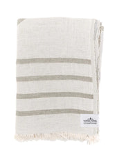 Load image into Gallery viewer, Tofino Towel Co Terra Botanical Throw Khaki/ Pewter
