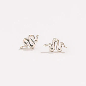 Raquel Rosalie Mini Snake  Studs