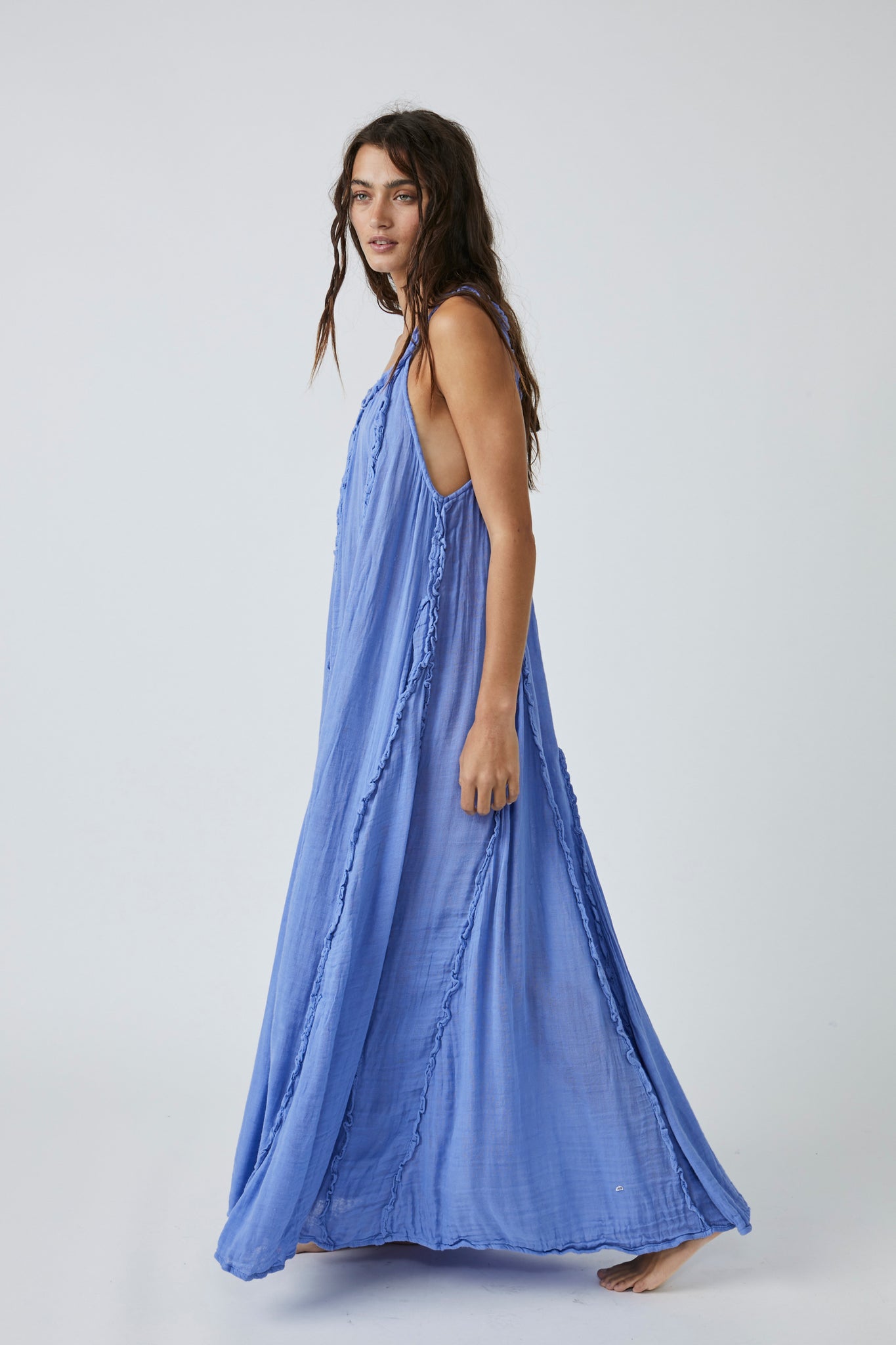 Free People Mckinley Maxi /Blue Iris – Thecottageboutique