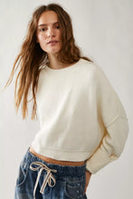 Load image into Gallery viewer, Free People Easy Street Crop Pullover/ Moonglow