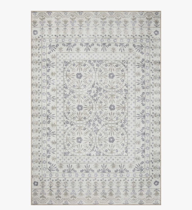 Rifle PaperX Loloi Rug Maison Collection/ Rosette Ivory