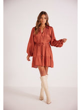 Load image into Gallery viewer, Mink Pink Hannah Tiered Mini Dress