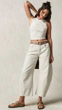 Load image into Gallery viewer, Free People Free People Good Luck Mid Rise Barrel/Milk