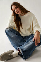 Load image into Gallery viewer, Free People Easy Street Crop Pullover/ Moonglow