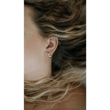 Load image into Gallery viewer, Raquel Rosalie Round Bar Studs