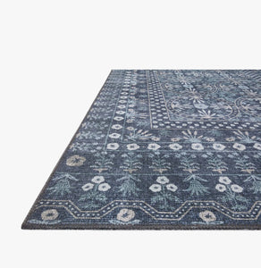 Rifle PaperX Loloi Rugs Maison Collection/Rosette Blue