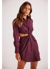 Load image into Gallery viewer, Mink Pink Allegra Twist Shirt Dress