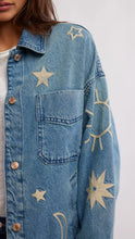 Load image into Gallery viewer, Free People Madison City embroidered/Skyways Blue