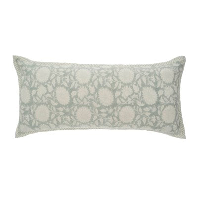 Inda Maeve Block Print Pillow Mist 14x31