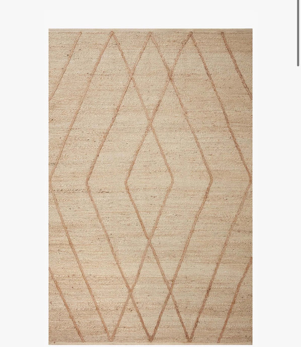 Loloi X Bodhi Collection Rug/ Ivory Natural