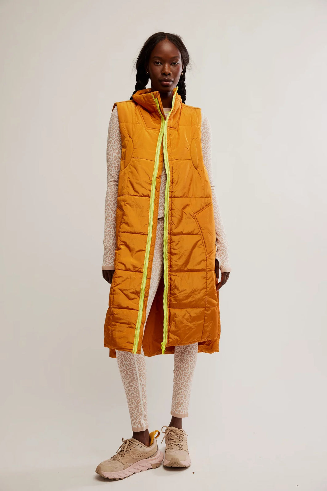 Free People On the Move Packable Puffer Vest /Toasted Coconut